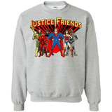 Sweatshirts Sport Grey / Small Justice Friends Crewneck Sweatshirt