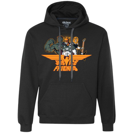 Sweatshirts Black / S Justice Friends Premium Fleece Hoodie