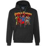 Sweatshirts Black / Small Justice Friends Premium Fleece Hoodie