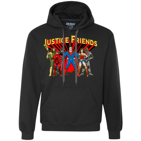 Sweatshirts Black / Small Justice Friends Premium Fleece Hoodie