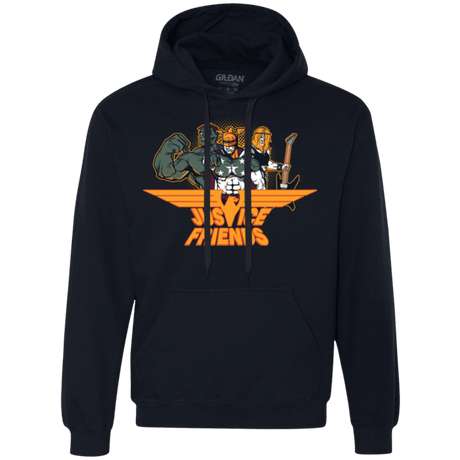 Sweatshirts Navy / S Justice Friends Premium Fleece Hoodie