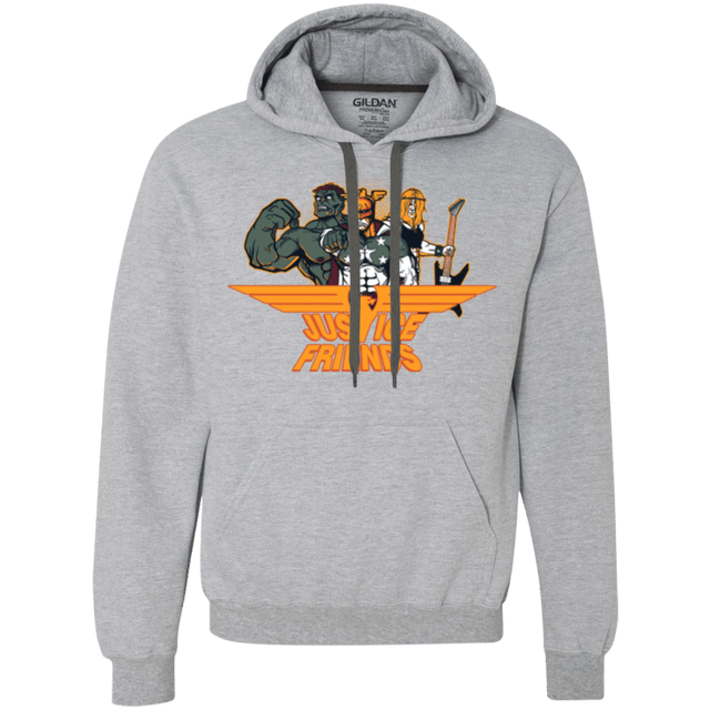Sweatshirts Sport Grey / S Justice Friends Premium Fleece Hoodie