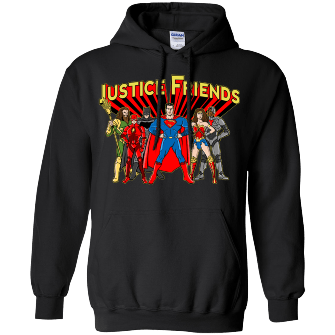 Sweatshirts Black / Small Justice Friends Pullover Hoodie