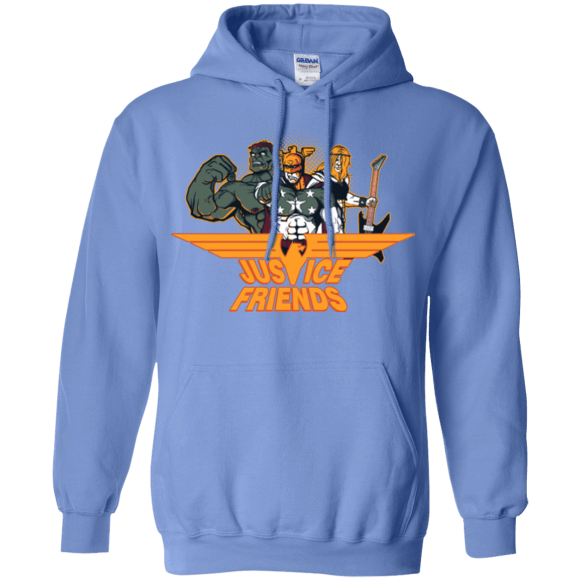 Sweatshirts Carolina Blue / S Justice Friends Pullover Hoodie