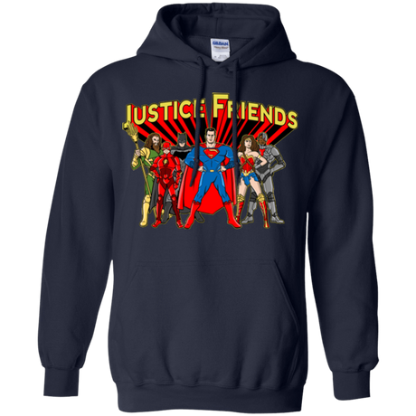 Sweatshirts Navy / Small Justice Friends Pullover Hoodie