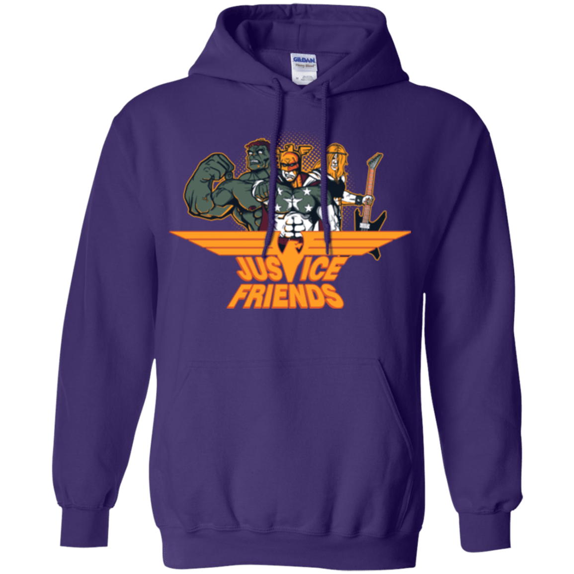 Sweatshirts Purple / S Justice Friends Pullover Hoodie