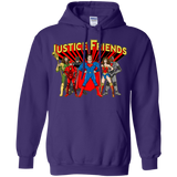 Sweatshirts Purple / Small Justice Friends Pullover Hoodie