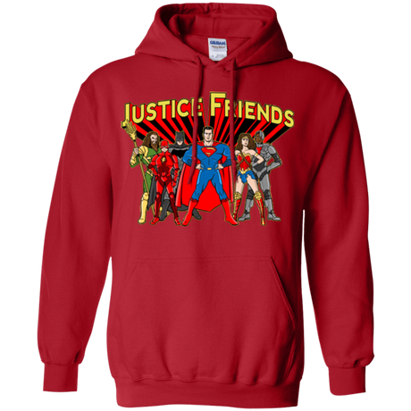 Sweatshirts Red / Small Justice Friends Pullover Hoodie