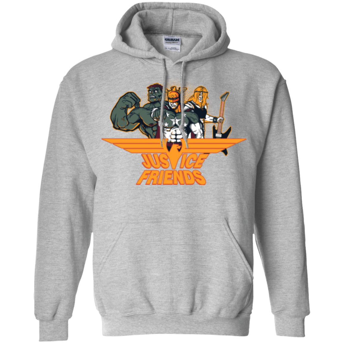 Sweatshirts Sport Grey / S Justice Friends Pullover Hoodie