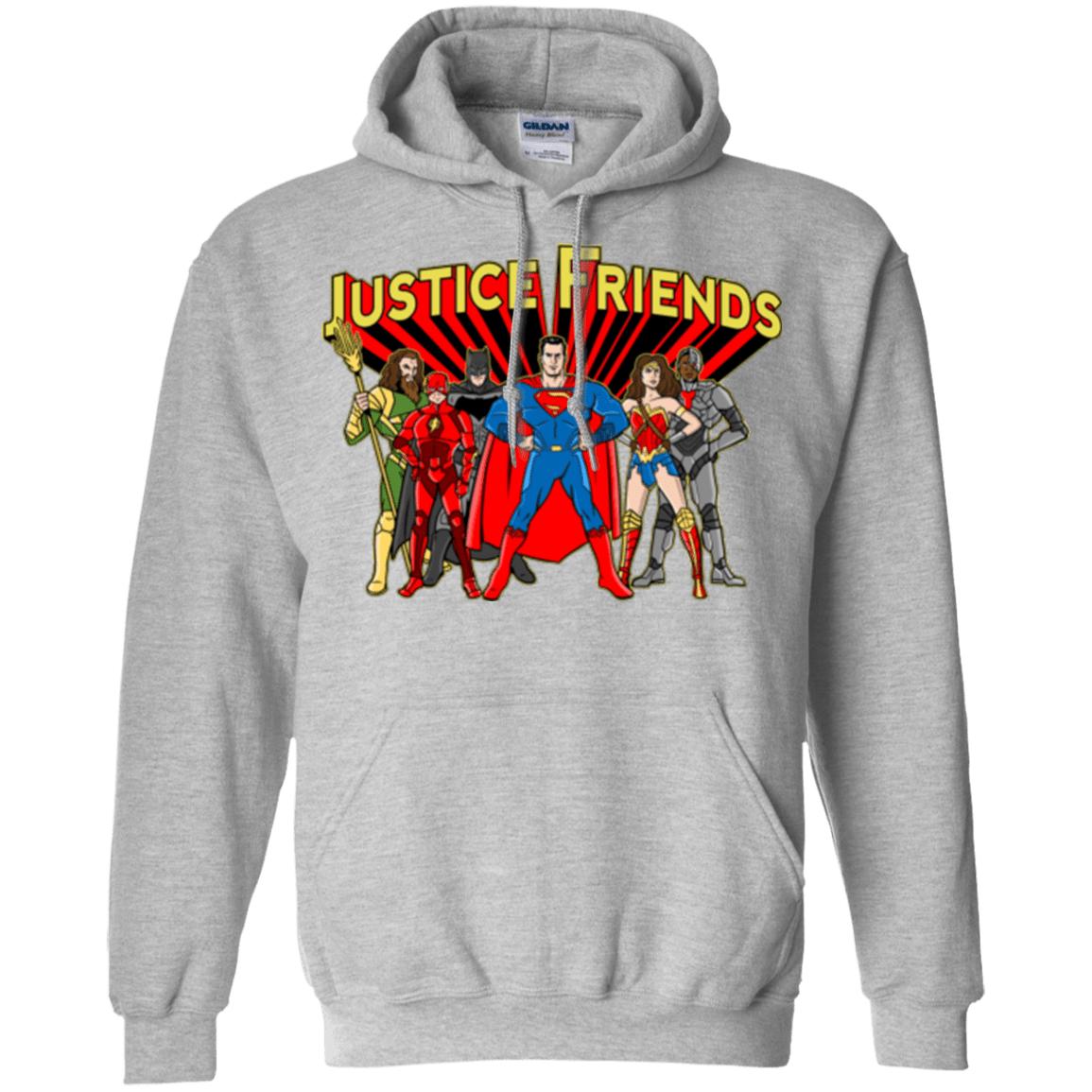 Sweatshirts Sport Grey / Small Justice Friends Pullover Hoodie