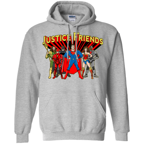 Sweatshirts Sport Grey / Small Justice Friends Pullover Hoodie