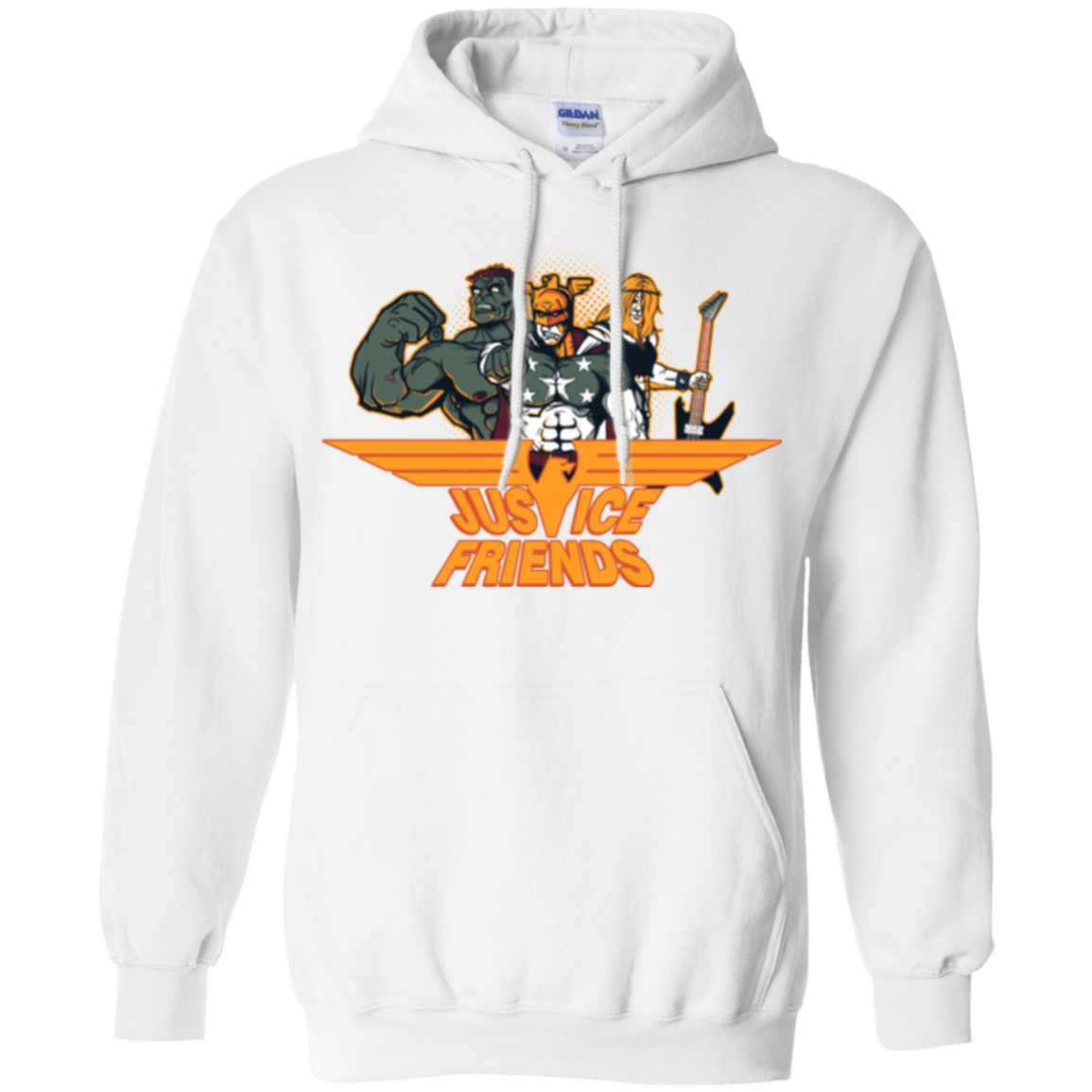 Sweatshirts White / S Justice Friends Pullover Hoodie