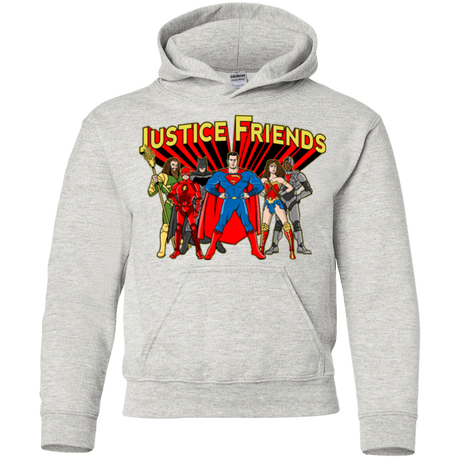 Sweatshirts Ash / YS Justice Friends Youth Hoodie