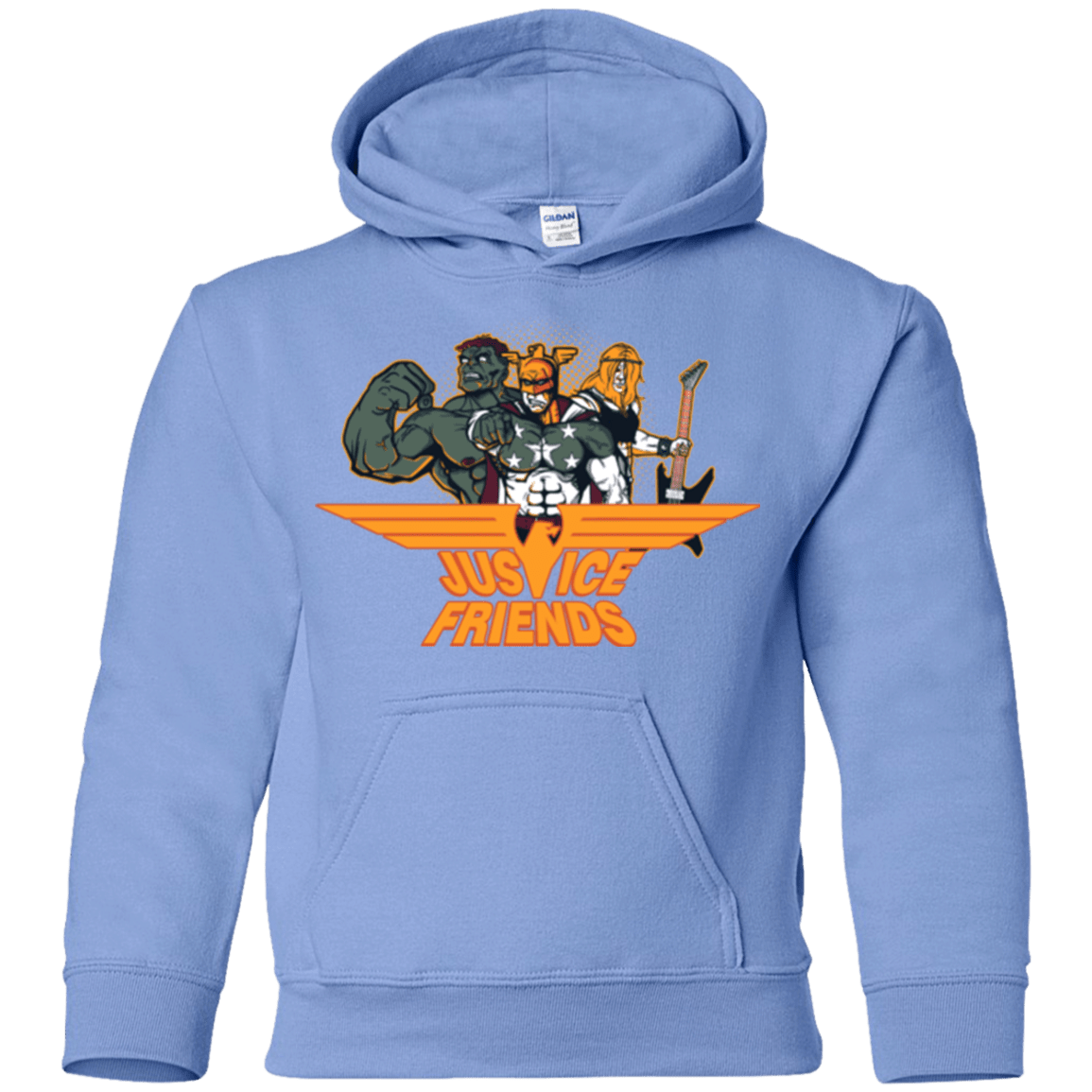 Sweatshirts Carolina Blue / YS Justice Friends Youth Hoodie