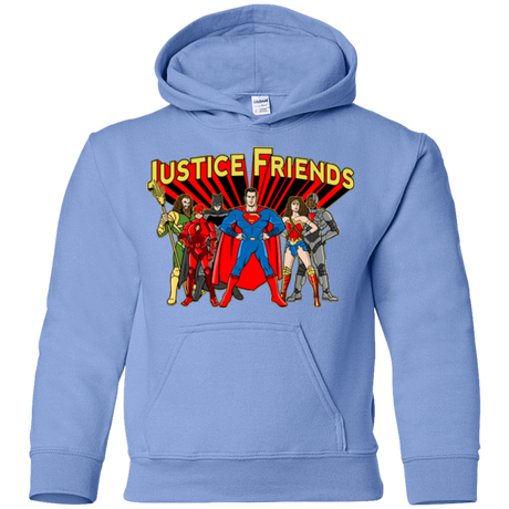 Sweatshirts Carolina Blue / YS Justice Friends Youth Hoodie