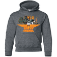 Sweatshirts Dark Heather / YS Justice Friends Youth Hoodie