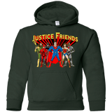 Sweatshirts Forest Green / YS Justice Friends Youth Hoodie