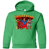Sweatshirts Irish Green / YS Justice Friends Youth Hoodie