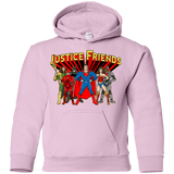 Sweatshirts Light Pink / YS Justice Friends Youth Hoodie