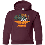 Sweatshirts Maroon / YS Justice Friends Youth Hoodie