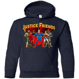 Sweatshirts Navy / YS Justice Friends Youth Hoodie