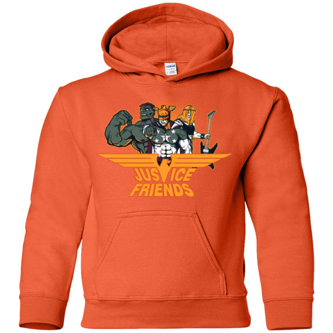 Sweatshirts Orange / YS Justice Friends Youth Hoodie