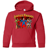 Sweatshirts Red / YS Justice Friends Youth Hoodie