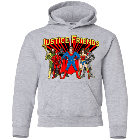 Sweatshirts Sport Grey / YS Justice Friends Youth Hoodie