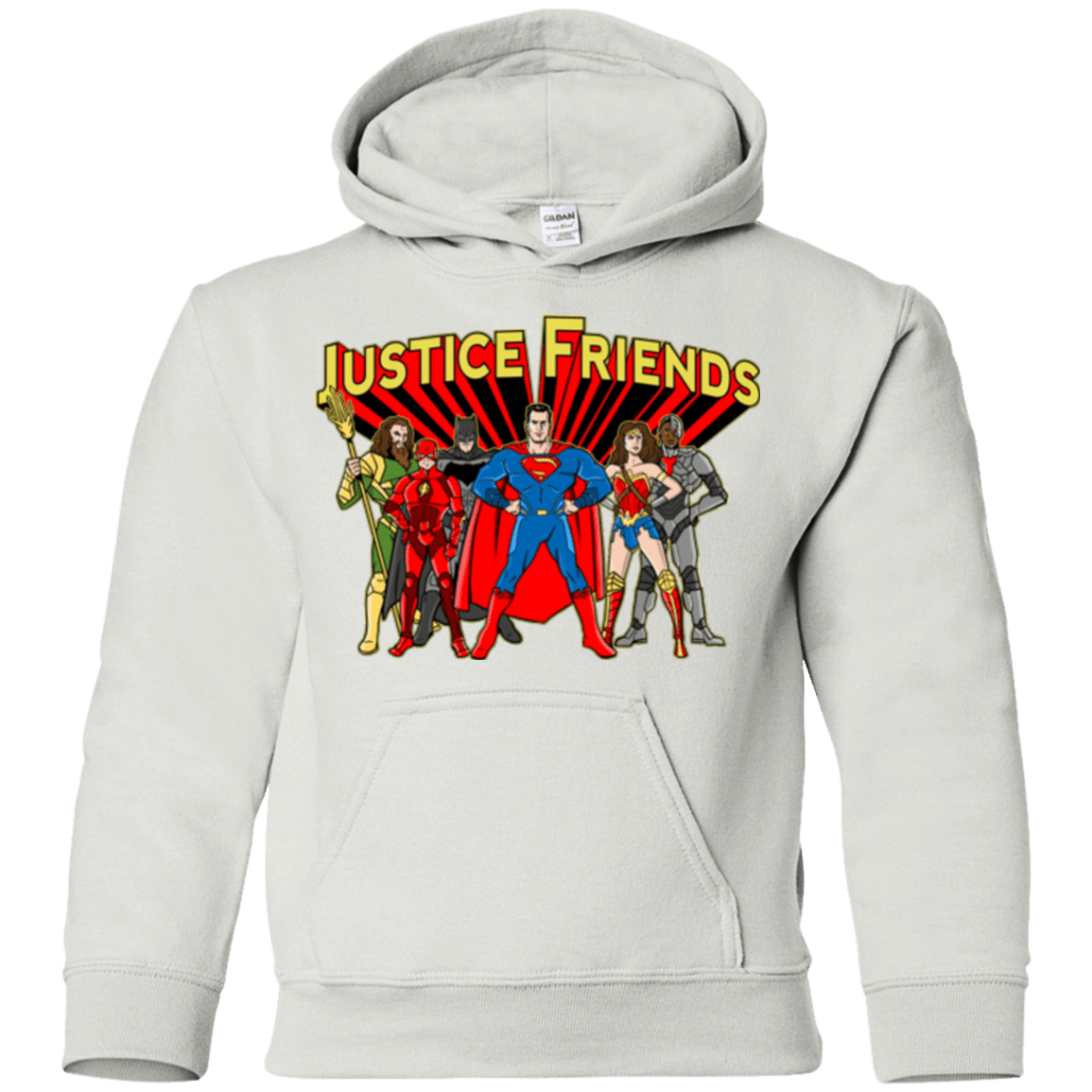 Sweatshirts White / YS Justice Friends Youth Hoodie