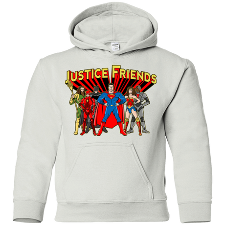 Sweatshirts White / YS Justice Friends Youth Hoodie