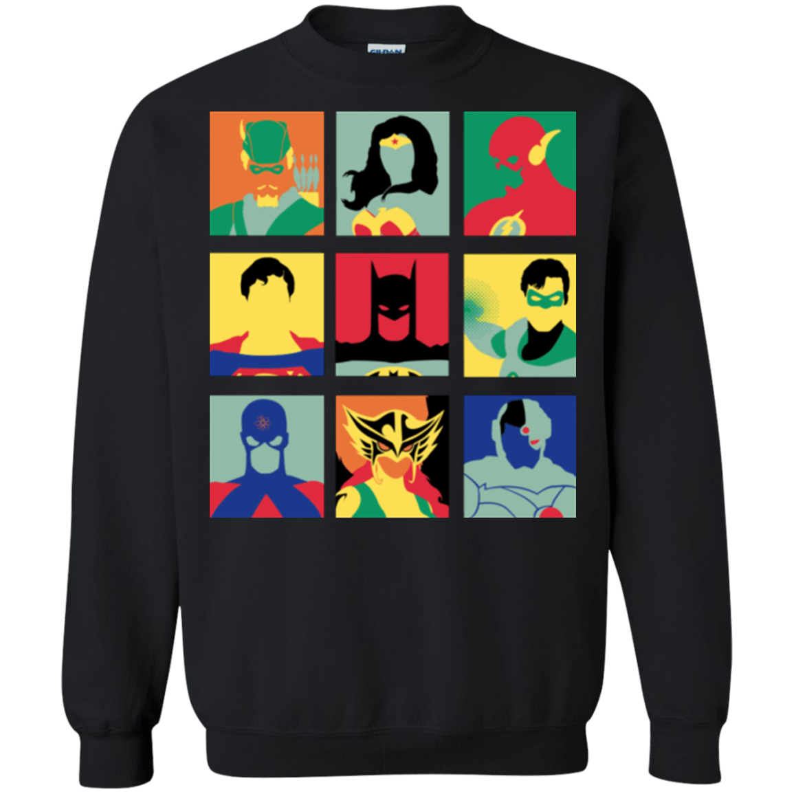 Sweatshirts Black / Small Justice Pop Crewneck Sweatshirt