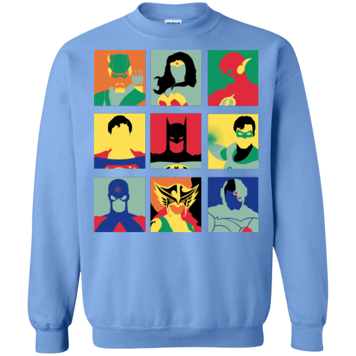 Sweatshirts Carolina Blue / Small Justice Pop Crewneck Sweatshirt