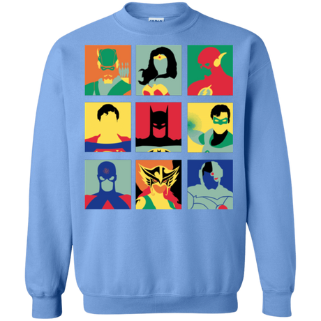 Sweatshirts Carolina Blue / Small Justice Pop Crewneck Sweatshirt