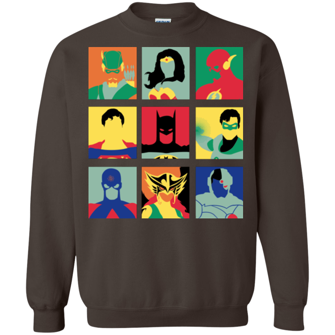 Sweatshirts Dark Chocolate / Small Justice Pop Crewneck Sweatshirt