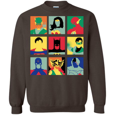 Sweatshirts Dark Chocolate / Small Justice Pop Crewneck Sweatshirt