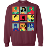 Sweatshirts Maroon / Small Justice Pop Crewneck Sweatshirt