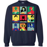 Sweatshirts Navy / Small Justice Pop Crewneck Sweatshirt