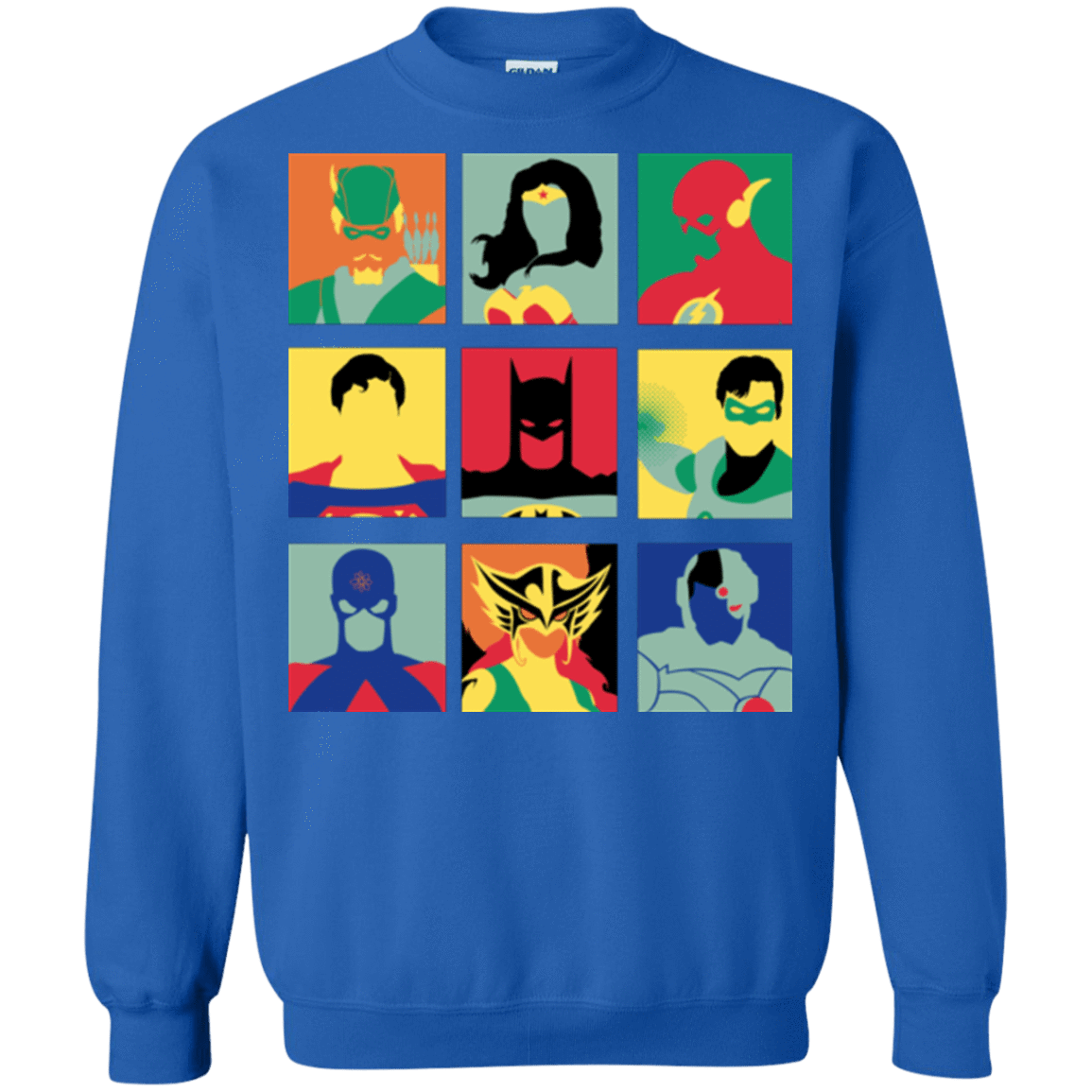 Sweatshirts Royal / Small Justice Pop Crewneck Sweatshirt