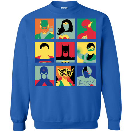 Sweatshirts Royal / Small Justice Pop Crewneck Sweatshirt