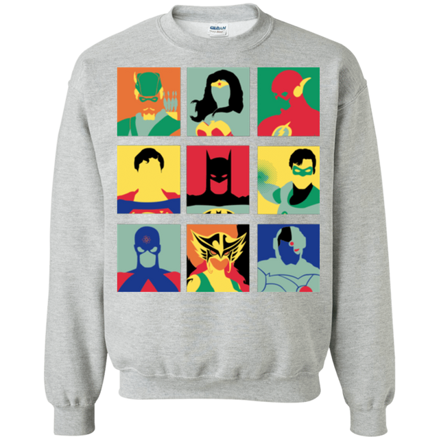Sweatshirts Sport Grey / Small Justice Pop Crewneck Sweatshirt