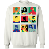Sweatshirts White / Small Justice Pop Crewneck Sweatshirt