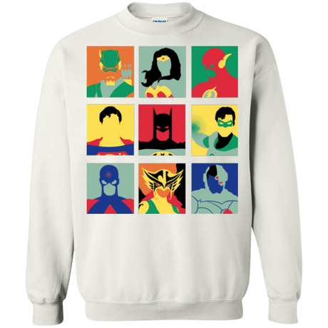 Sweatshirts White / Small Justice Pop Crewneck Sweatshirt