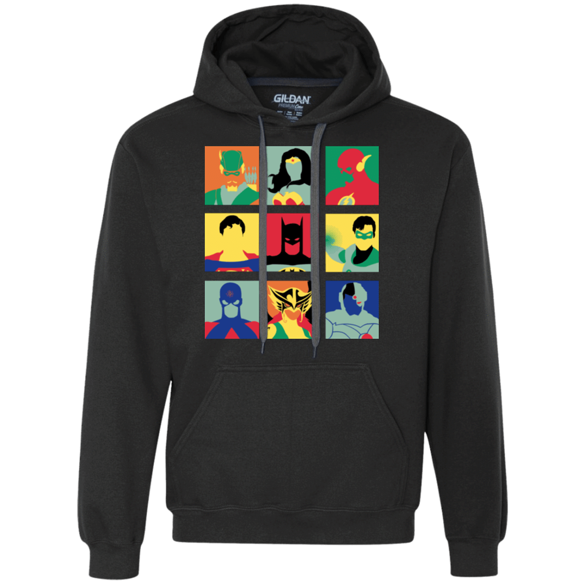 Sweatshirts Black / Small Justice Pop Premium Fleece Hoodie