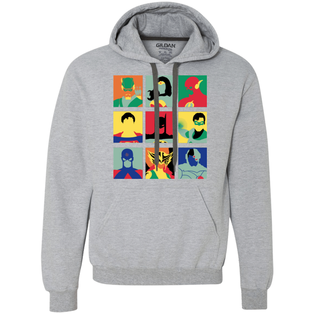 Sweatshirts Sport Grey / Small Justice Pop Premium Fleece Hoodie
