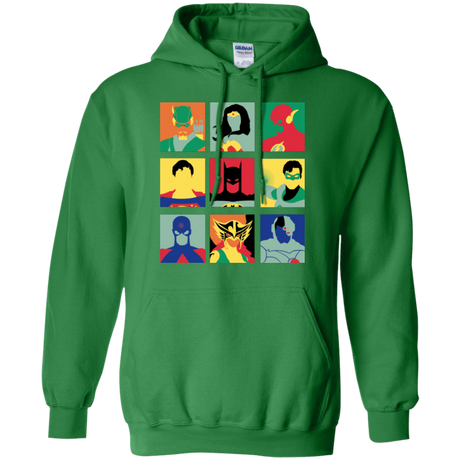 Sweatshirts Irish Green / Small Justice Pop Pullover Hoodie