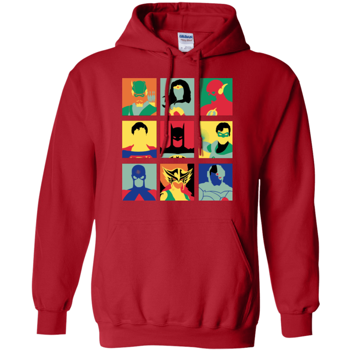 Sweatshirts Red / Small Justice Pop Pullover Hoodie