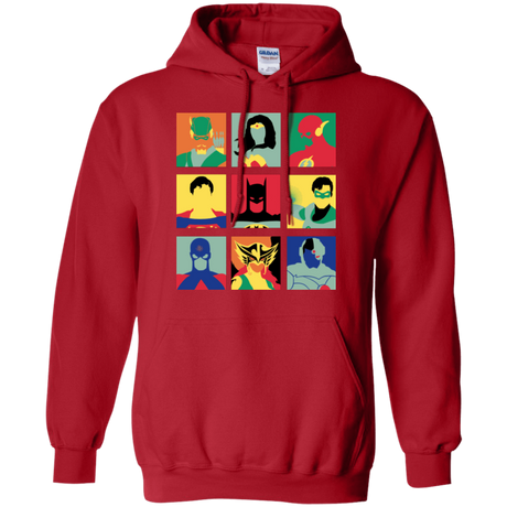 Sweatshirts Red / Small Justice Pop Pullover Hoodie