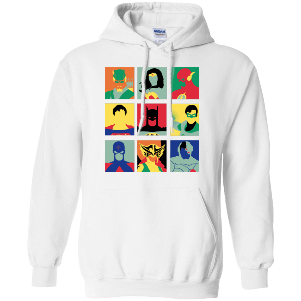Sweatshirts White / Small Justice Pop Pullover Hoodie