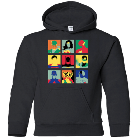 Sweatshirts Black / YS Justice Pop Youth Hoodie