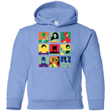 Sweatshirts Carolina Blue / YS Justice Pop Youth Hoodie